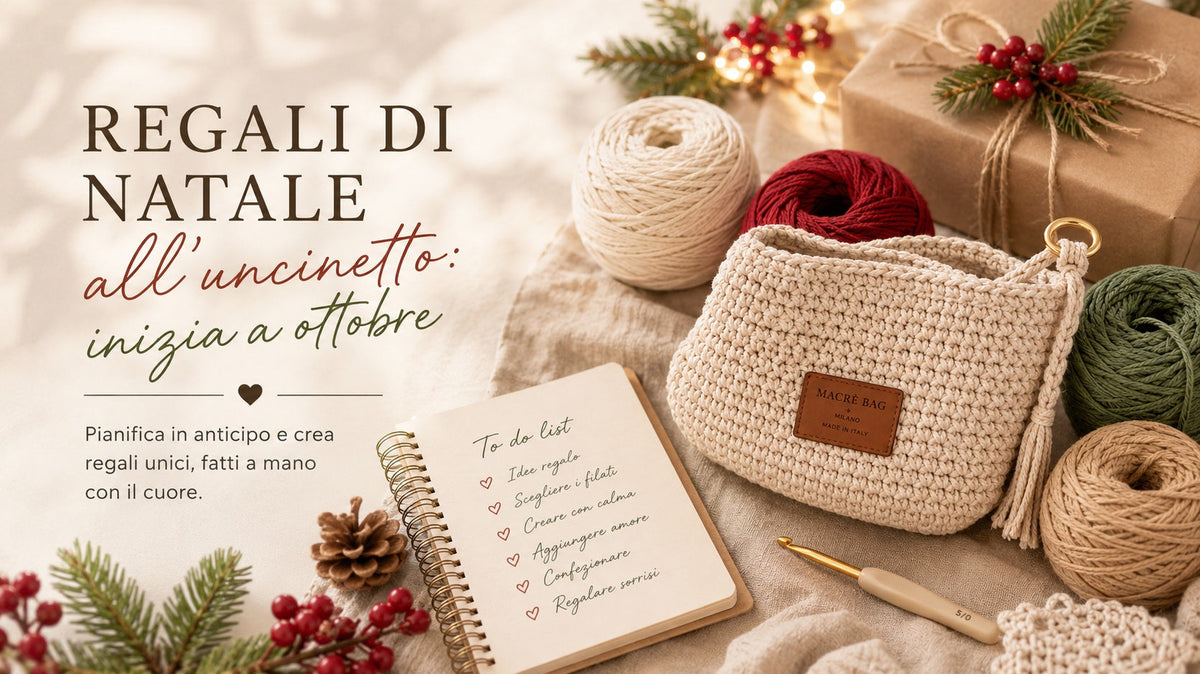 Regali di Natale all'uncinetto: inizia a ottobre per arrivare in tempo