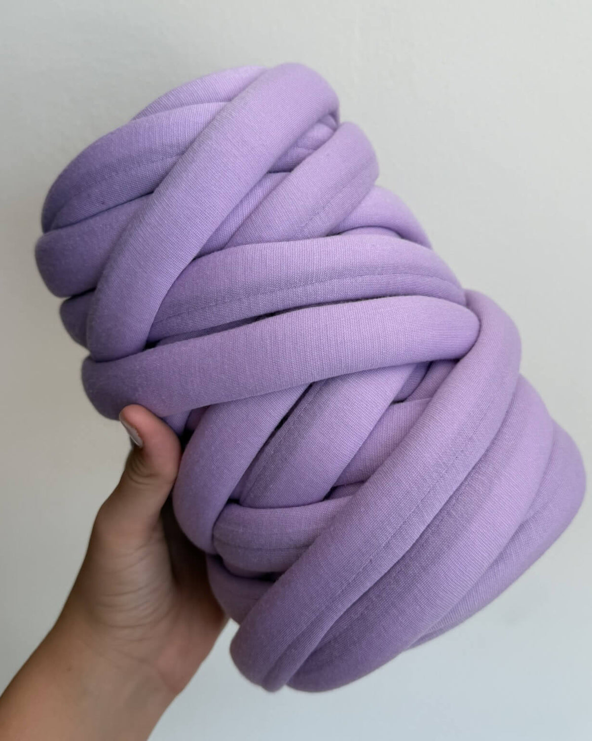Marshmallow cotone lilla 500g per borse all'uncinetto – filato morbido e soffice