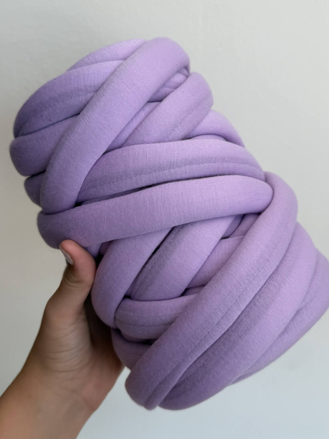 Marshmallow cotone lilla 500g per borse all'uncinetto – filato morbido e soffice