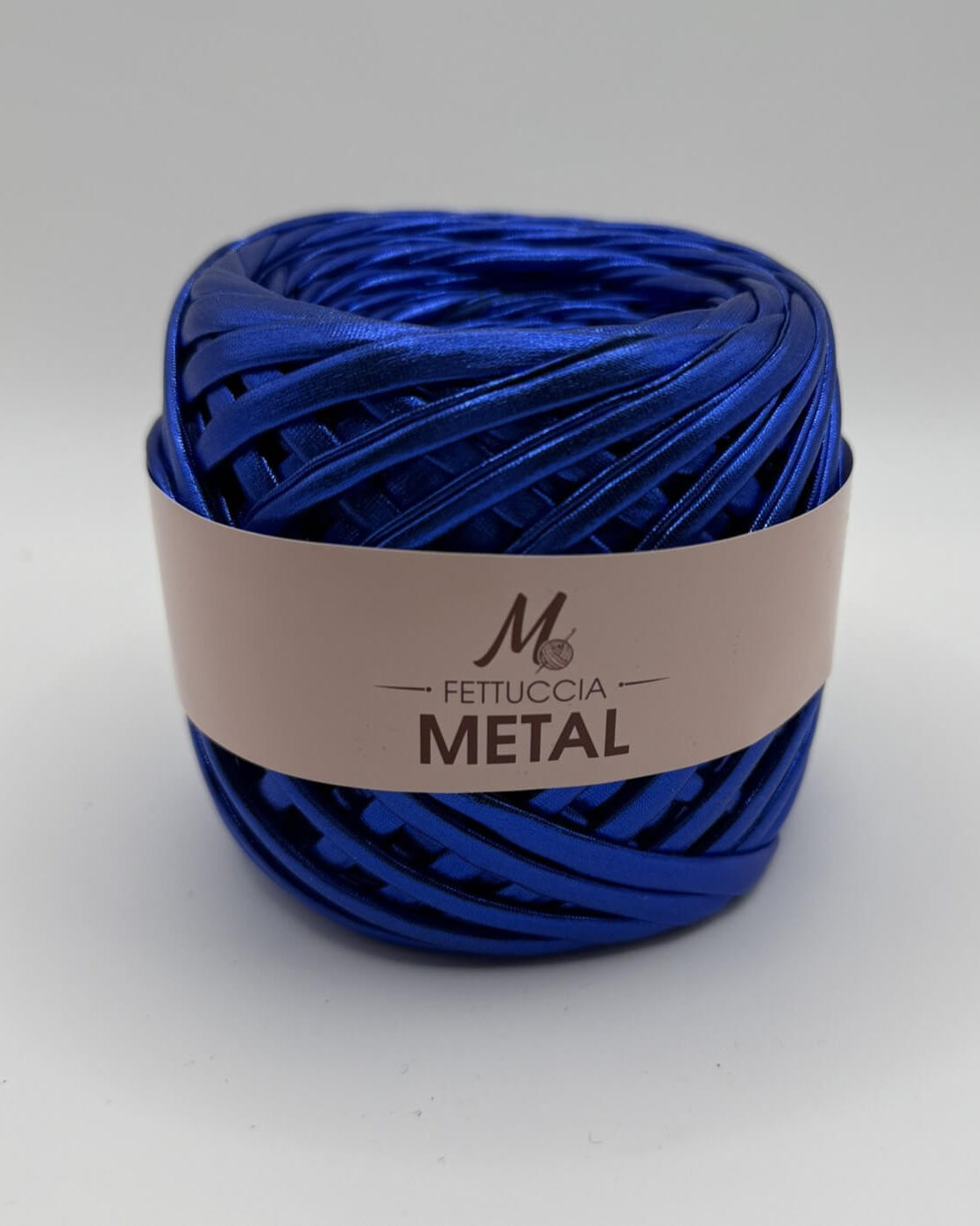 Fettuccia Metal 200 g – filato metallizzato per borse all'uncinetto | Macrè Bag