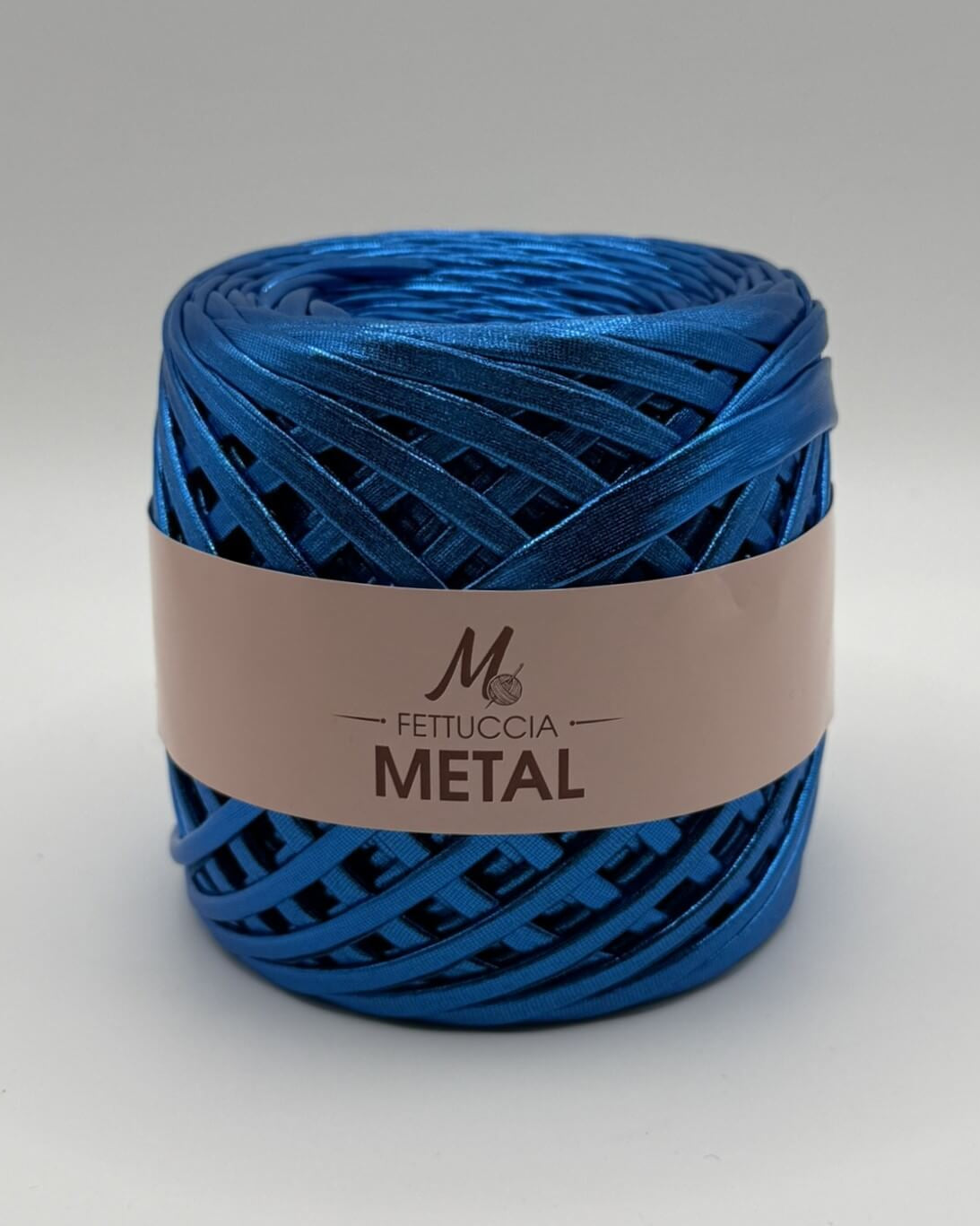 Fettuccia Metal 200 g – filato metallizzato per borse all'uncinetto | Macrè Bag