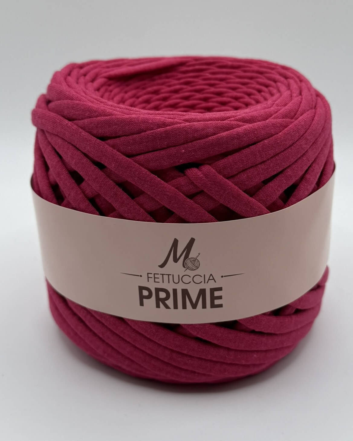 Fettuccia Prime 250g rosso per borse uncinetto – filato cotone premium vivace handmade