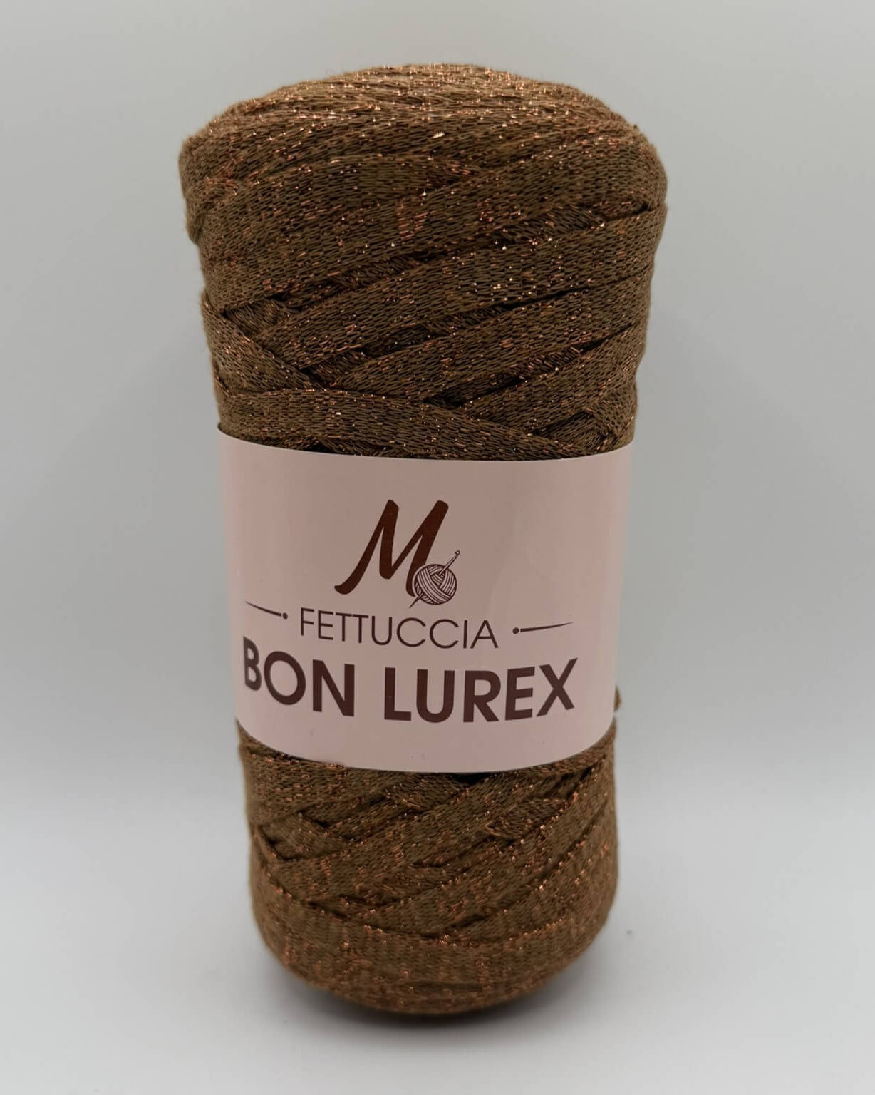 Fettuccia Bon Lurex 250g nero per borse uncinetto gioiello – filato brillante elegante