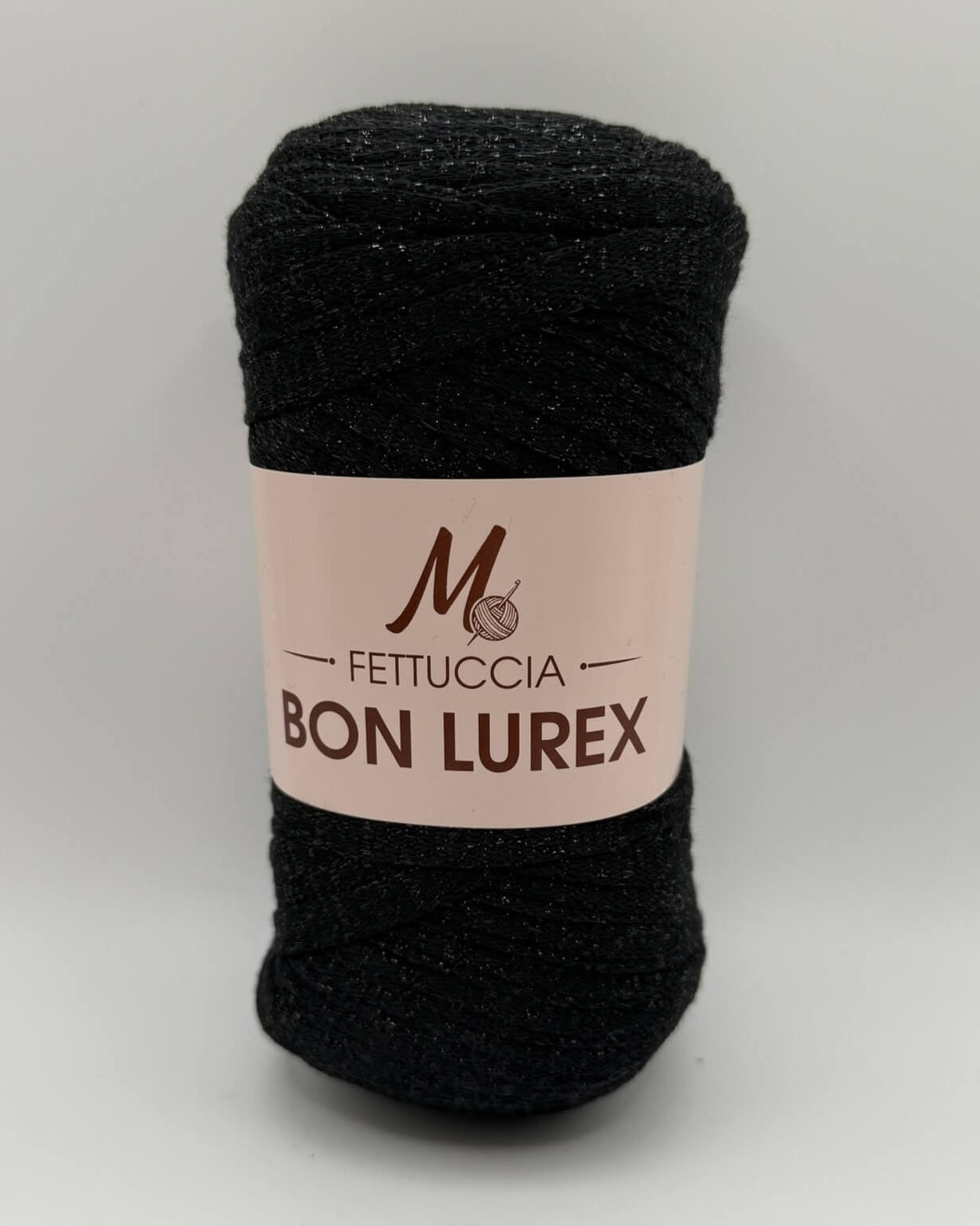 Fettuccia Bon Lurex 250g salvia per borse all'uncinetto – filato morbido lurex verde