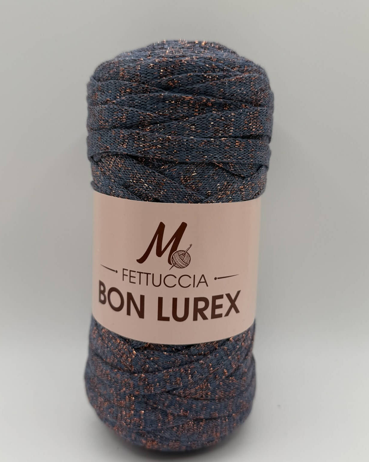 Fettuccia Bon Lurex 250 g – filato lurex per borse all'uncinetto | Macrè Bag