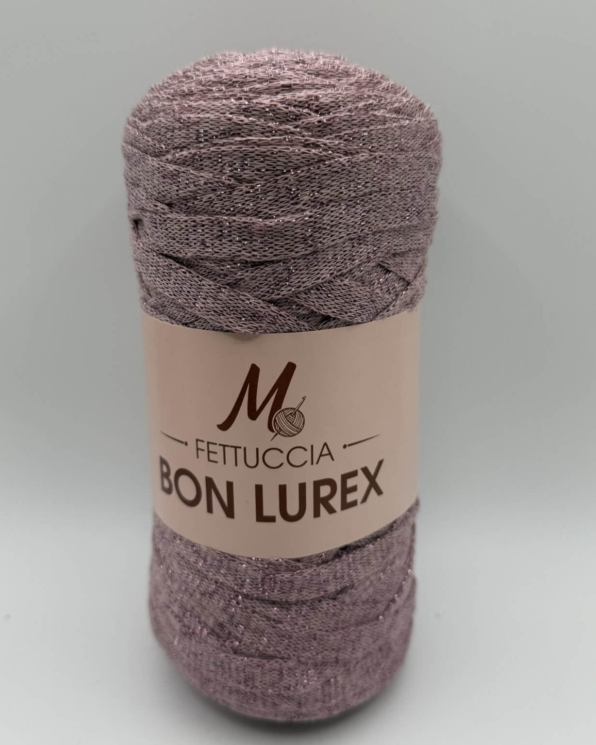 Fettuccia Bon Lurex 250 g – filato lurex per borse all'uncinetto | Macrè Bag
