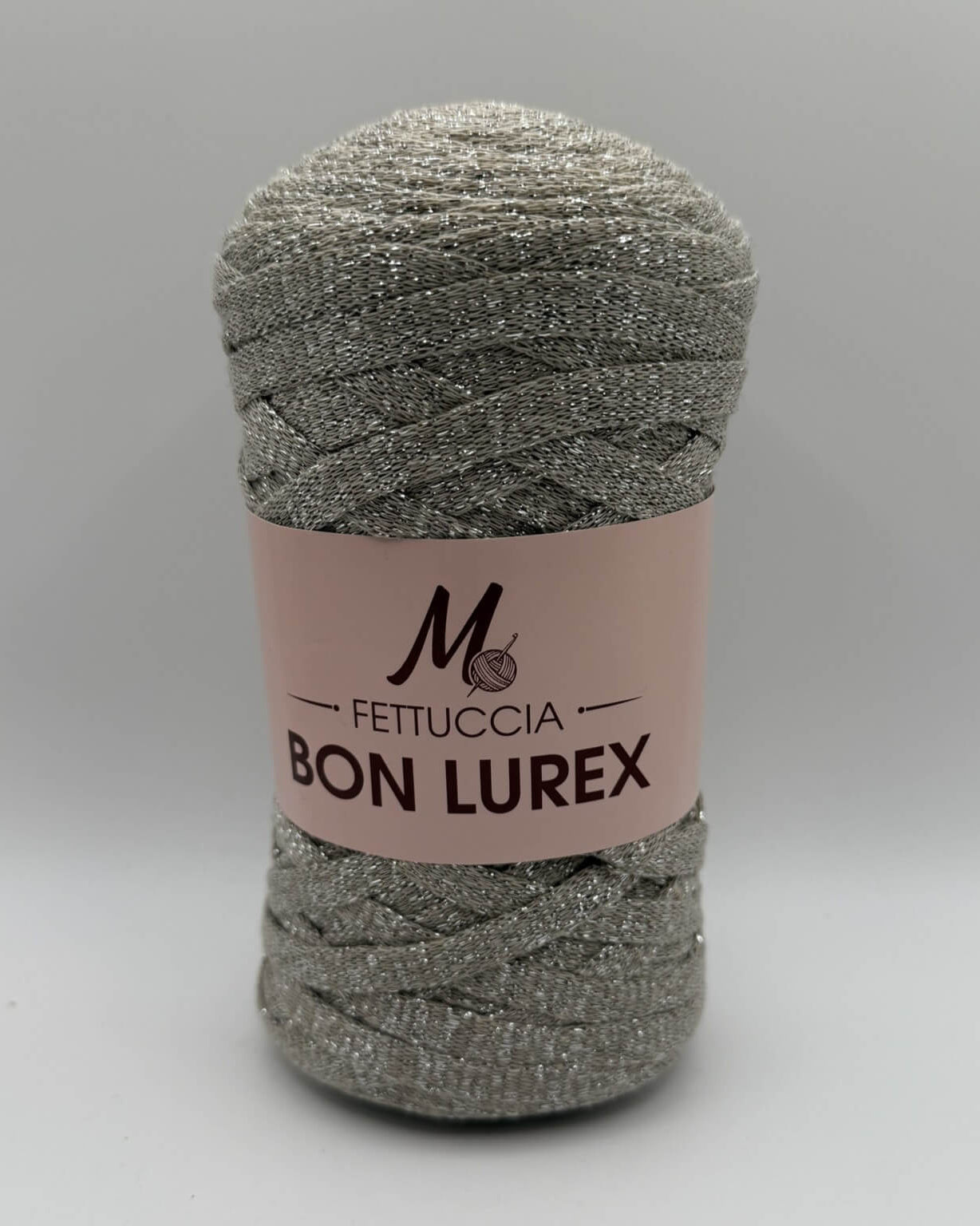 Fettuccia Bon Lurex 250 g – filato lurex per borse all'uncinetto | Macrè Bag