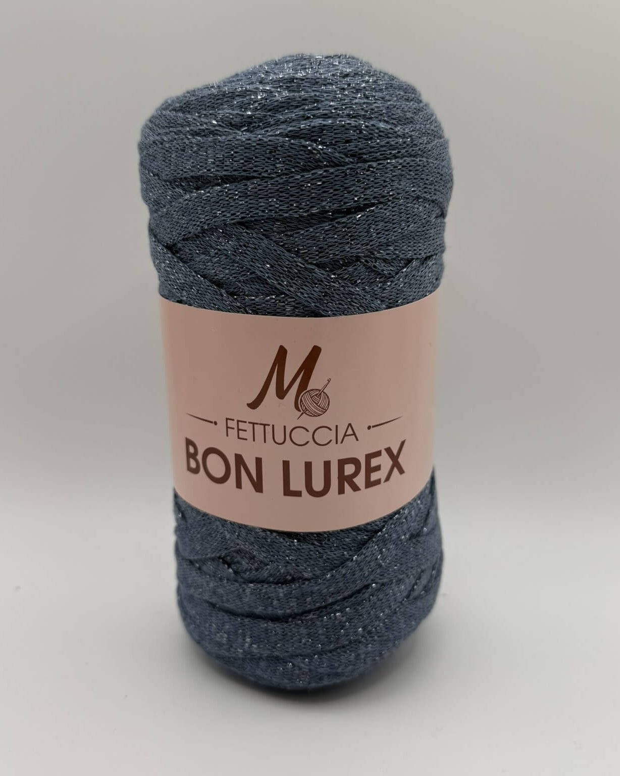 Fettuccia Bon Lurex 250 g – filato lurex per borse all'uncinetto | Macrè Bag