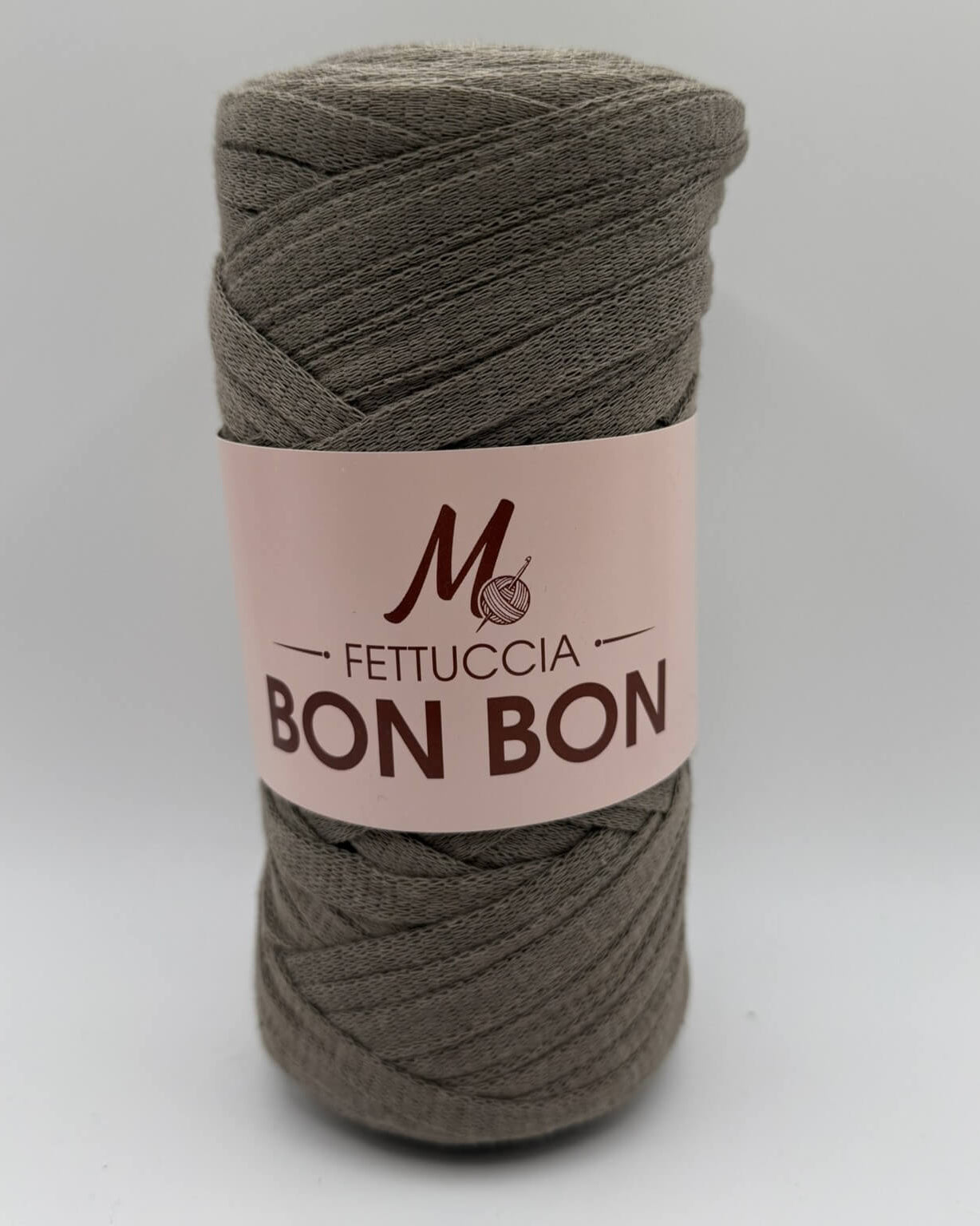 Fettuccia Bon Bon 250g salvia per borse all'uncinetto – filato morbido verde naturale