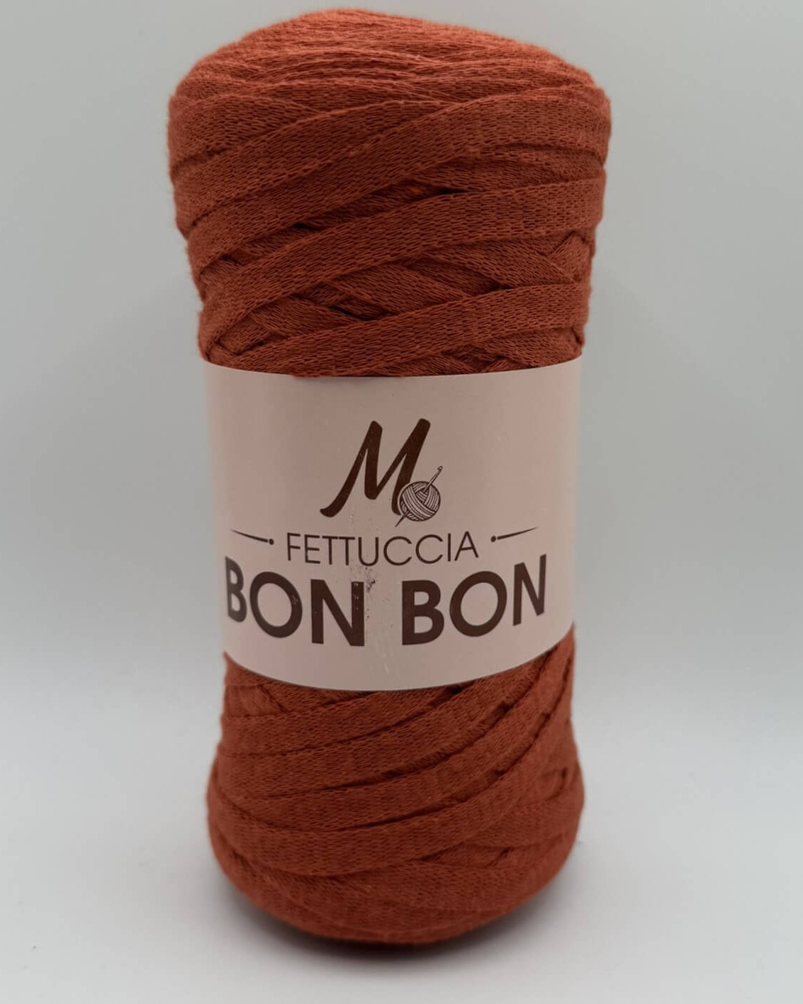 Fettuccia Bon Bon 250g rosa salmone per borse all'uncinetto – filato soffice delicato