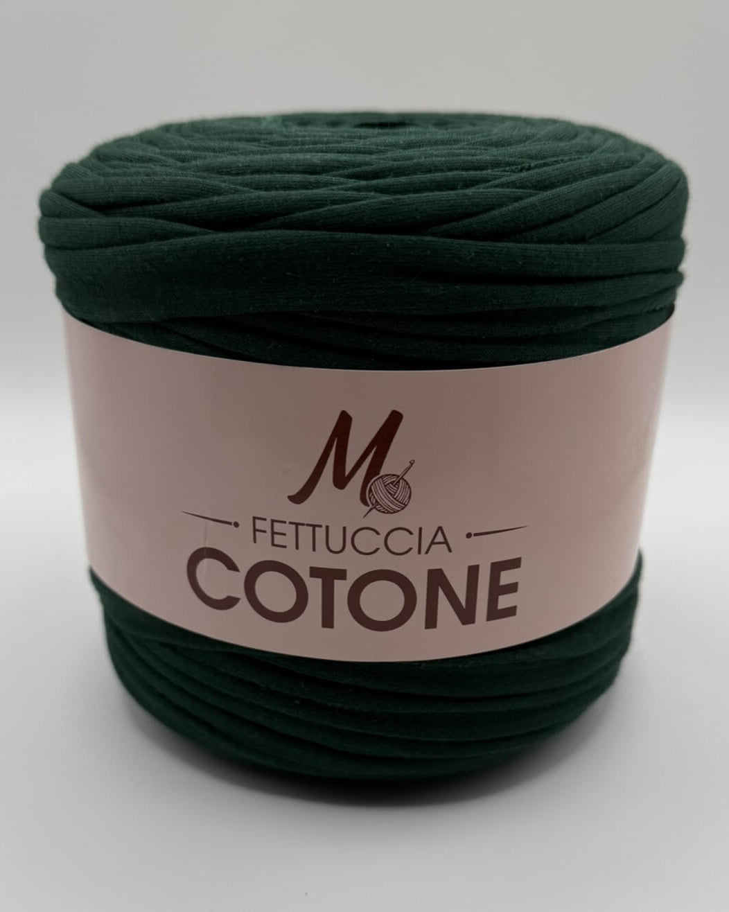 Fettuccia in cotone riciclato in vari colori per borse uncinetto ecosostenibili