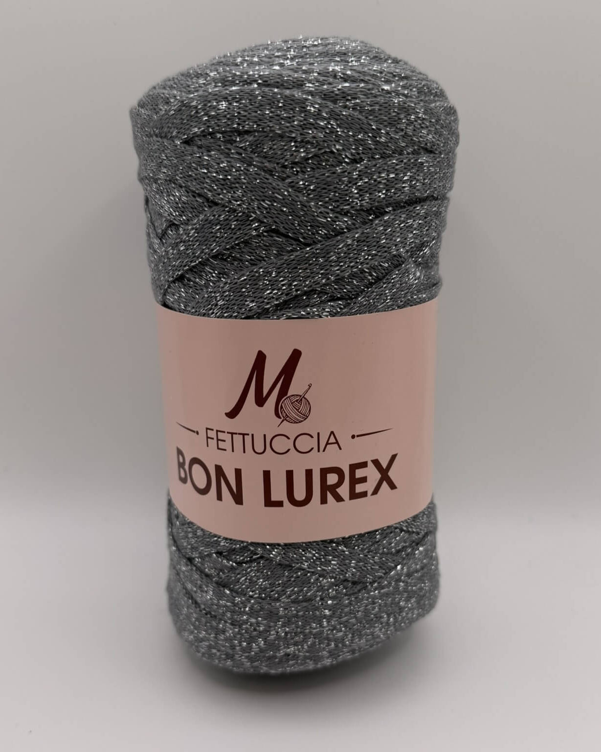 Fettuccia Bon Lurex 250 g – filato lurex per borse all'uncinetto | Macrè Bag