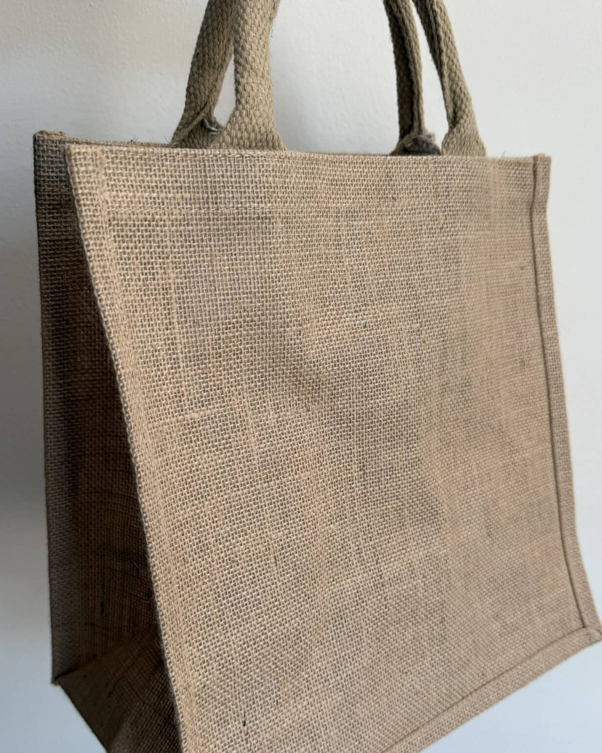 Borsa juta grande 30x30cm per borse all'uncinetto estive – base naturale ecosostenibile