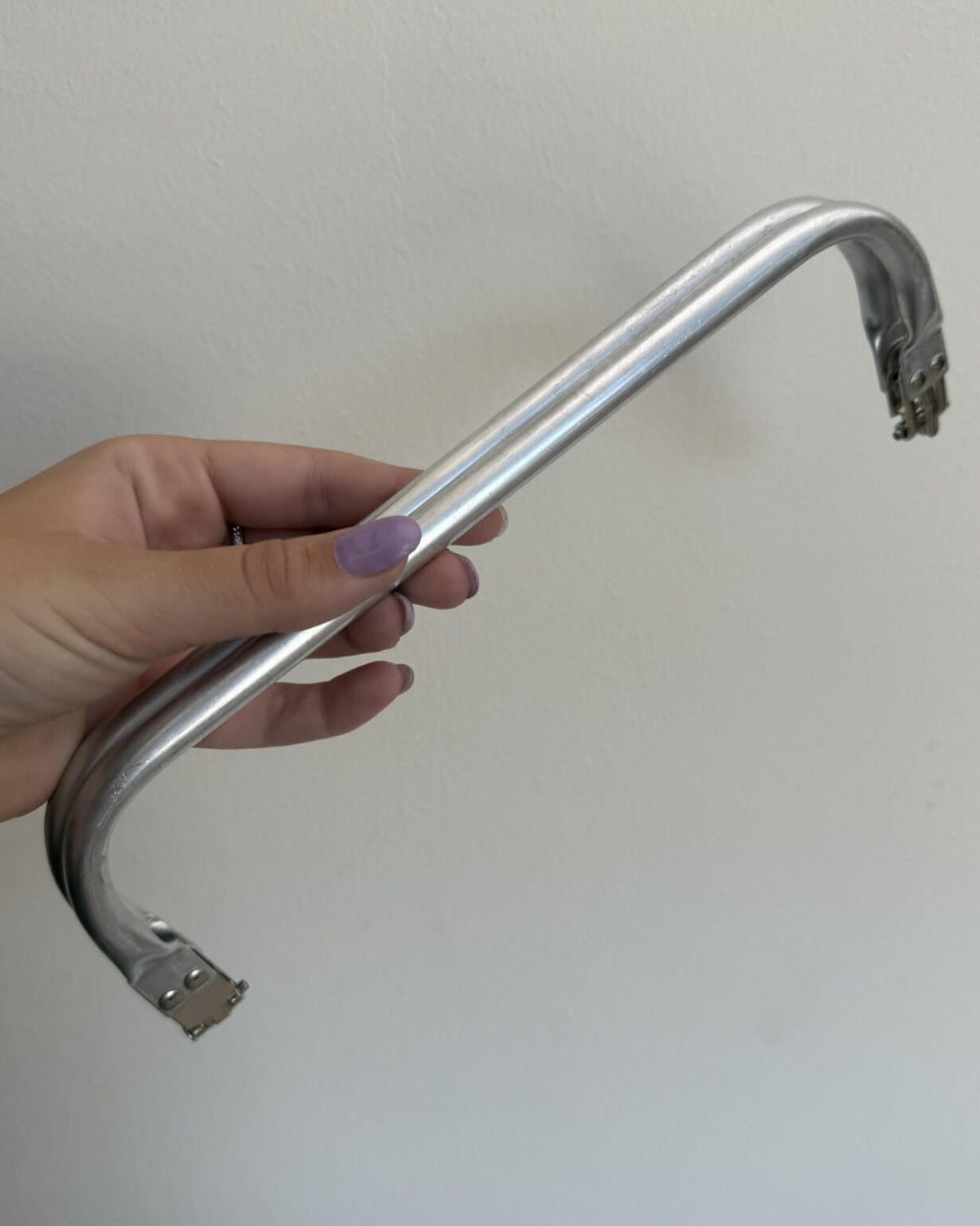 Chiusura a molla 26cm per borse grandi all'uncinetto – clic clac largo in metallo oro