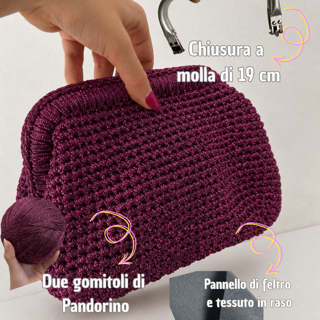Kit Borsa Loretta Lurex