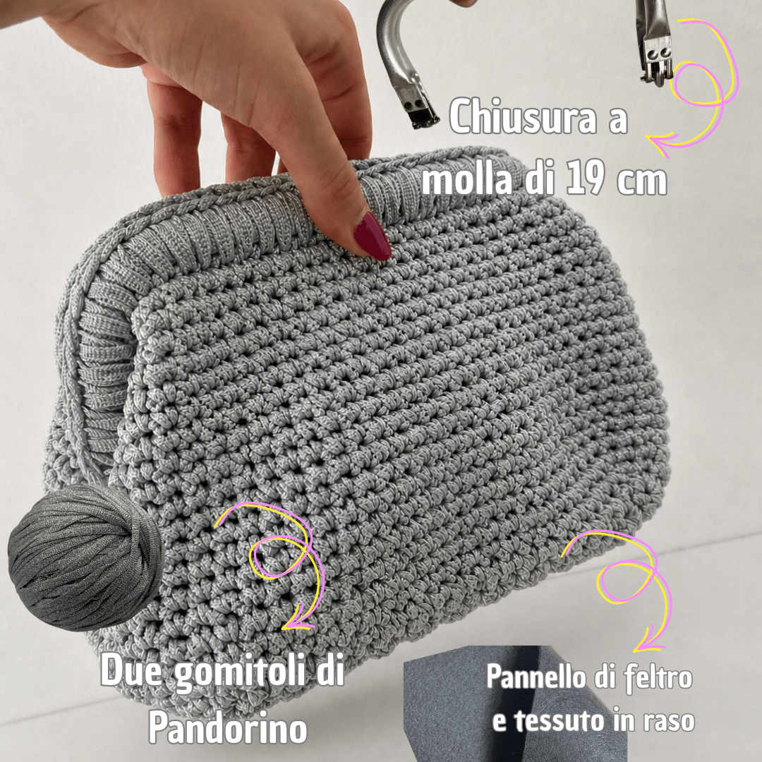 Kit Borsa Loretta Lurex