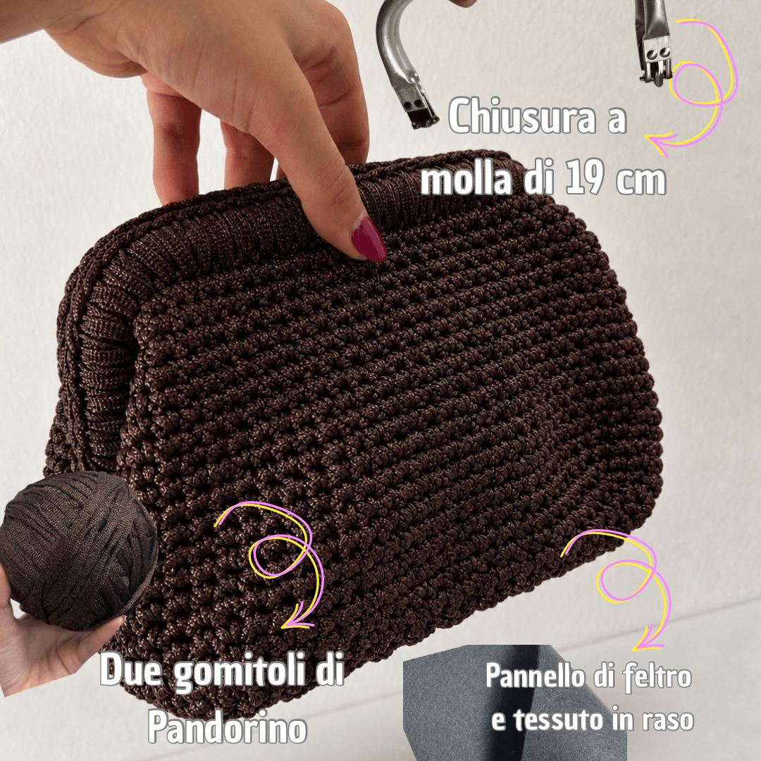 Kit Borsa Loretta Lurex