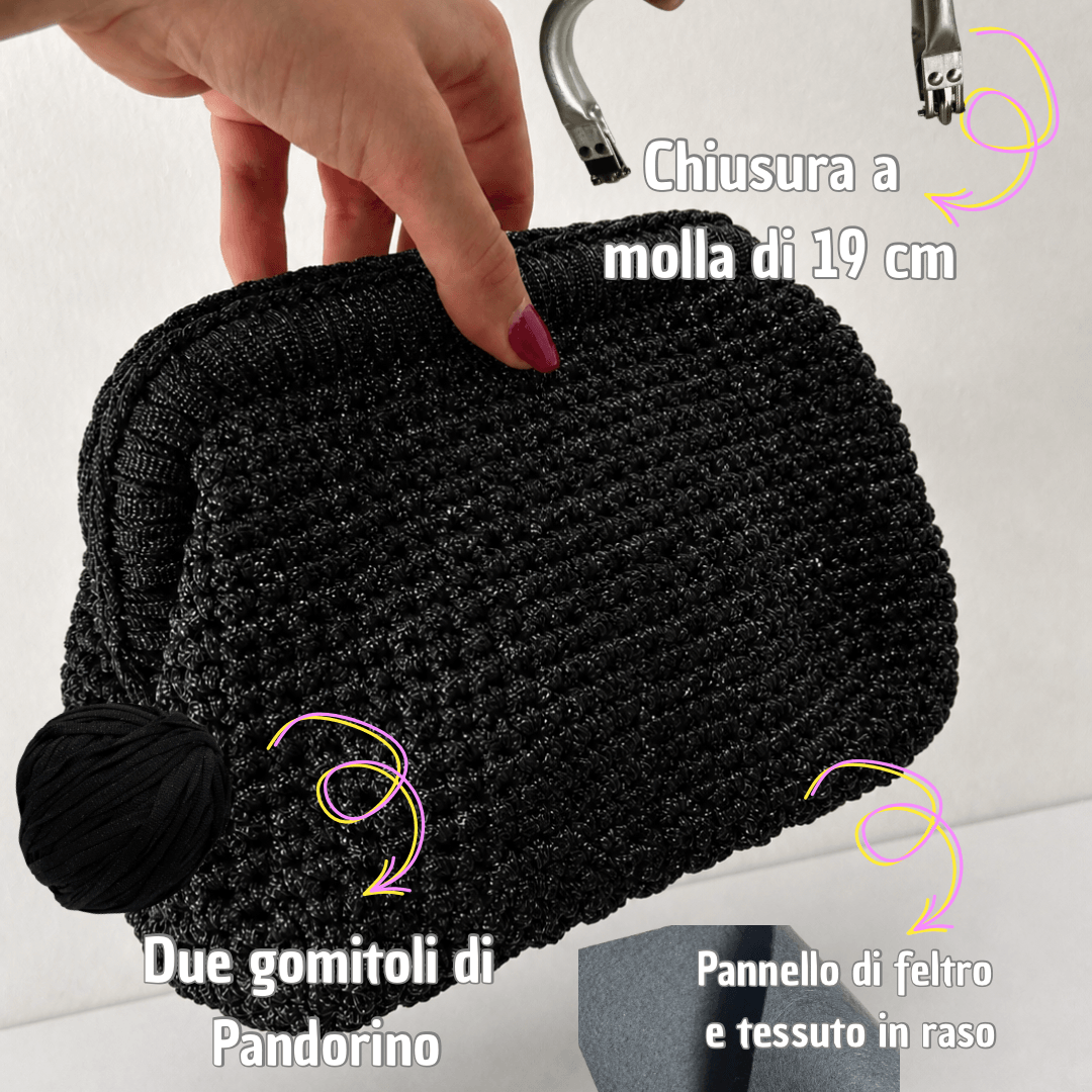 Kit Borsa Loretta Lurex