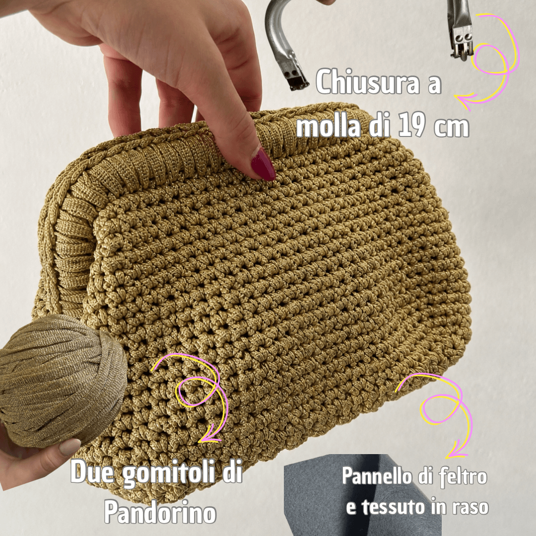 Kit Borsa Loretta Lurex