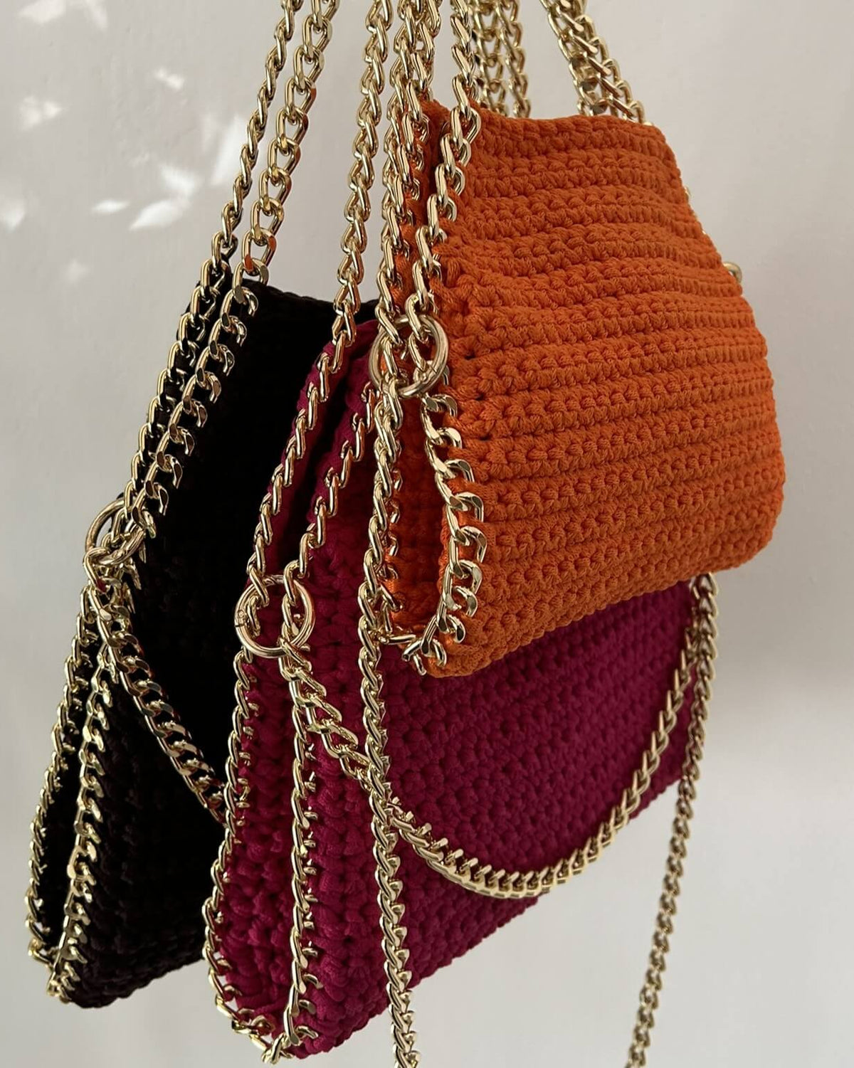 Kit borsa Stella Midi e Big all'uncinetto – tutto l'occorrente Made in Italy