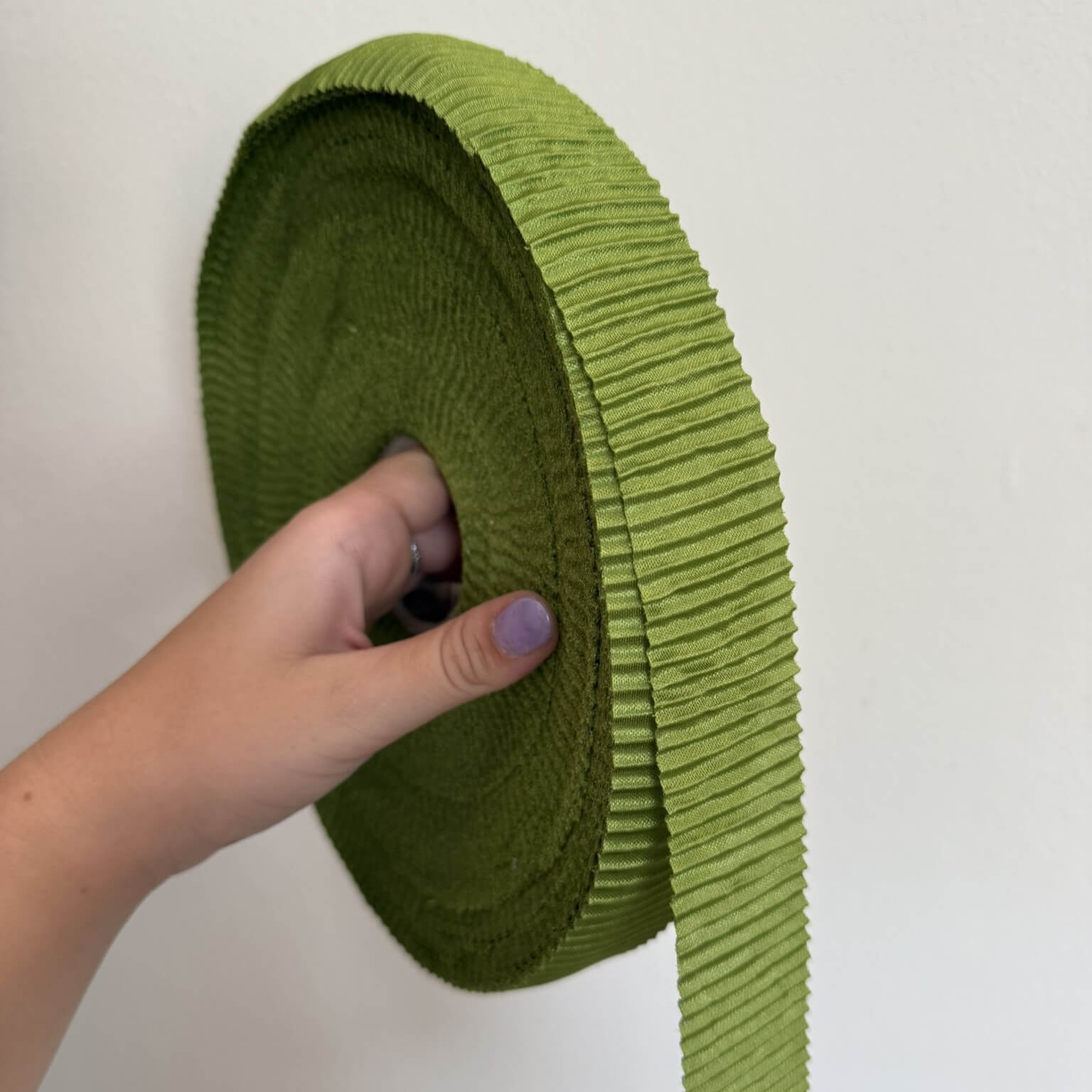 ribbon gather rib blouson 【PELLICULE】 pizzaplissepistacchio.jpg?crop