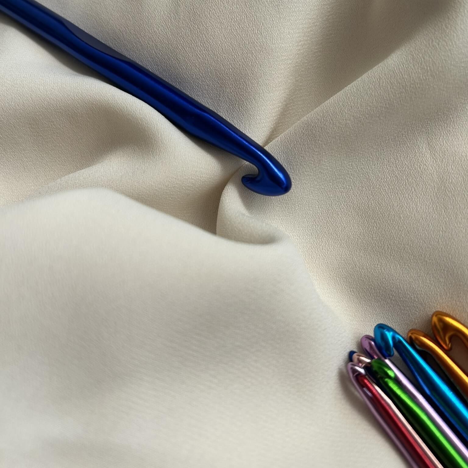 Set completo di uncinetti in alluminio tutti i numeri di uncinetto