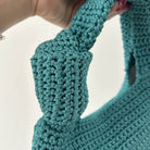 Kit completo per realizzare borsa a mano con nodo all'uncinetto