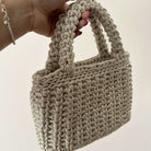 Kit completo per realizzare la borsa a mano all'uncinetto
