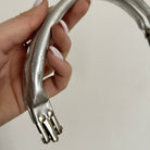 Chiusura a molla a forma di arco di 19 cm con l'utilizzo di questa puoi realizzare una clutch bag