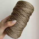 Cordino lurex bronzo per borse all’uncinetto  – filato tubolare Made in Italy