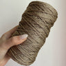 Cordino lurex bronzo per borse all’uncinetto  – filato tubolare Made in Italy