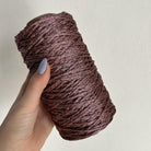 Cordino lurex rosa ciclamino per borse all’uncinetto  – filato tubolare Made in Italy