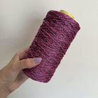 Cordino lurex fucsia per borse all’uncinetto  – filato tubolare Made in Italy