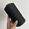Cordino lurex nero per borse all’uncinetto  – filato tubolare Made in Italy