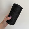Cordino lurex nero per borse all’uncinetto  – filato tubolare Made in Italy