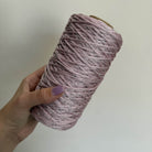 Cordino lurex rosa per borse all’uncinetto  – filato tubolare Made in Italy