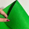 Feltro verde per irrigidire le nostre borse all'uncinetto