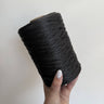 Fettuccetta 500g nera per borse uncinetto – filato piatto resistente fatta a mano