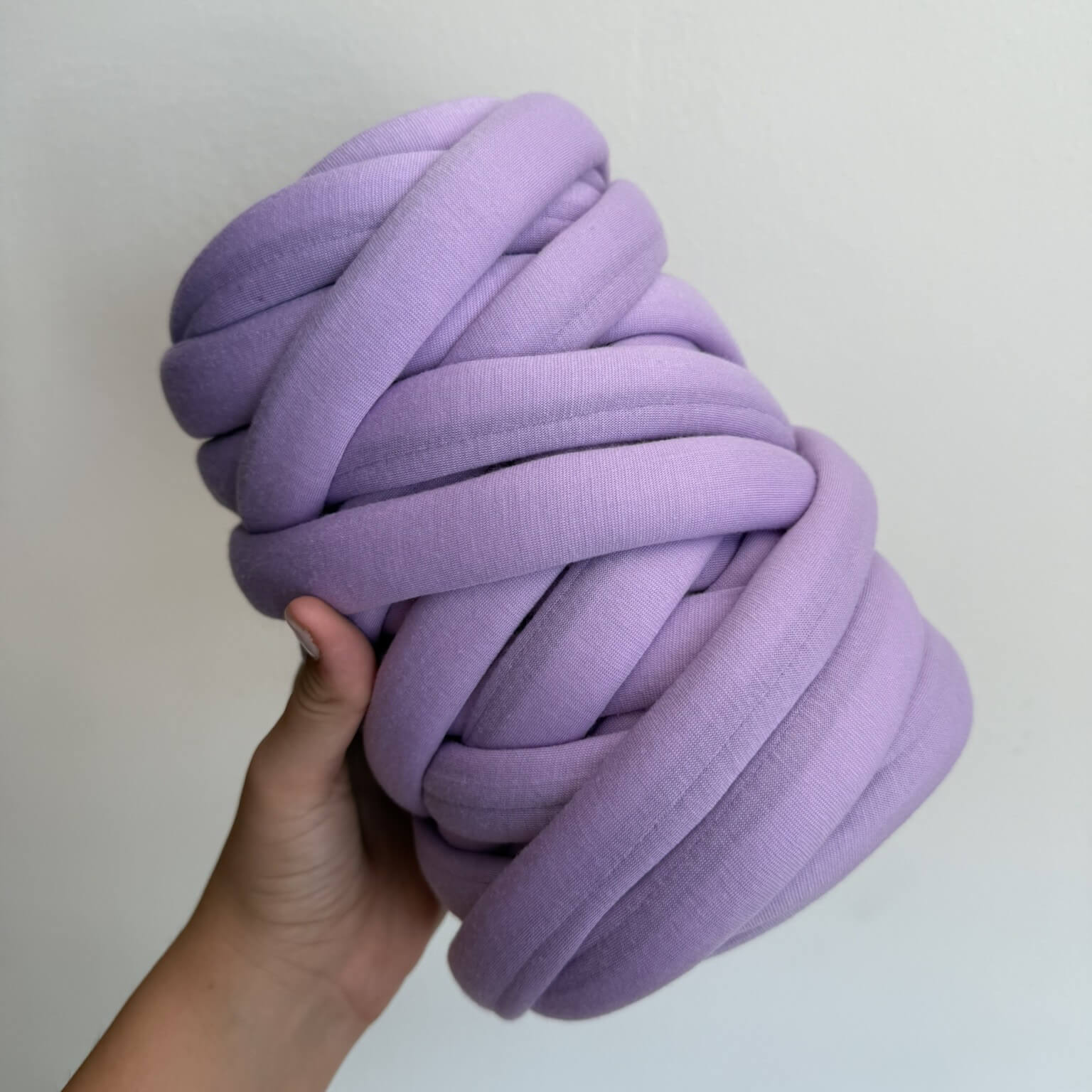 Marshmallow cotone lilla 500g per borse all'uncinetto – filato morbido e soffice