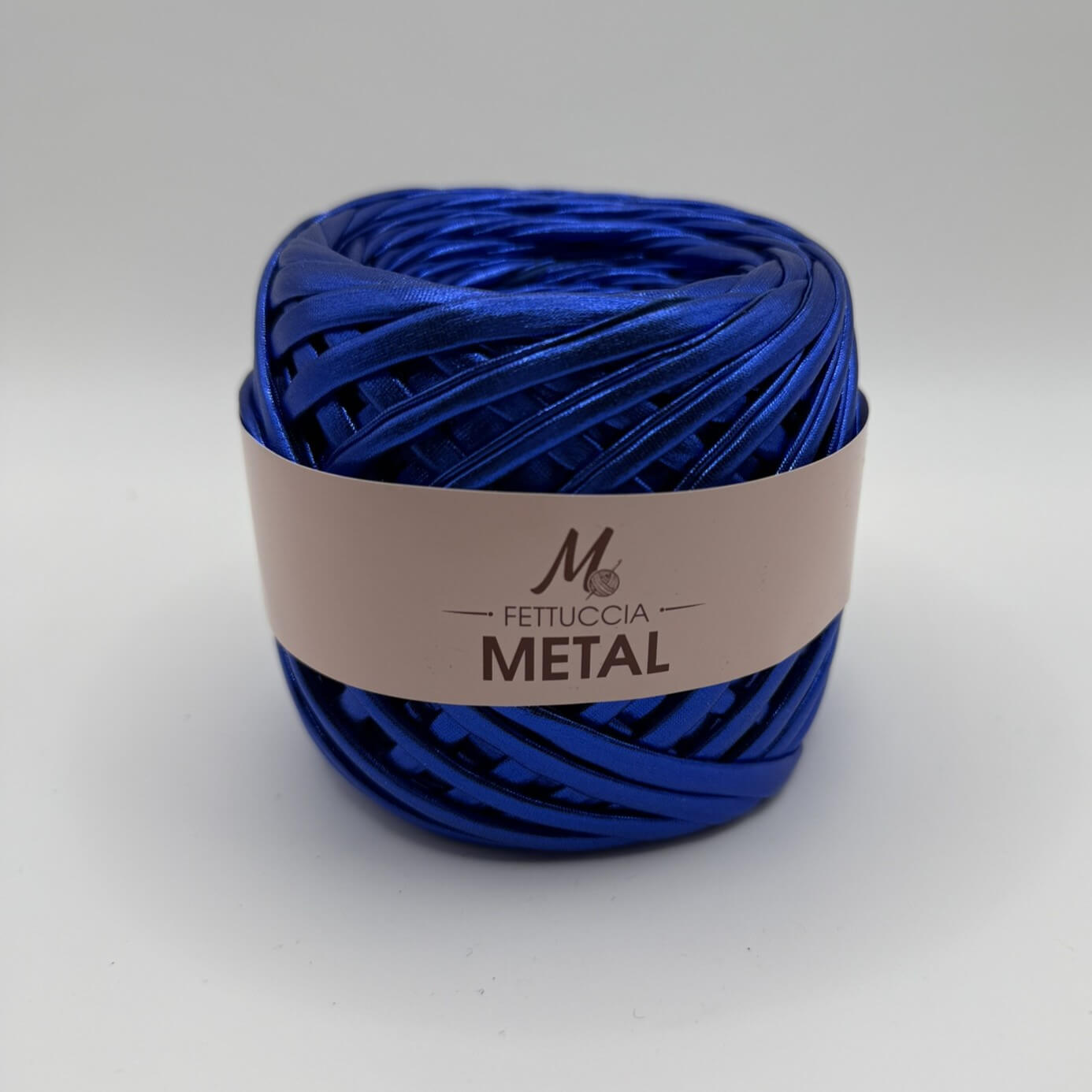 Fettuccia Metal 200 g – filato metallizzato per borse all'uncinetto | Macrè Bag