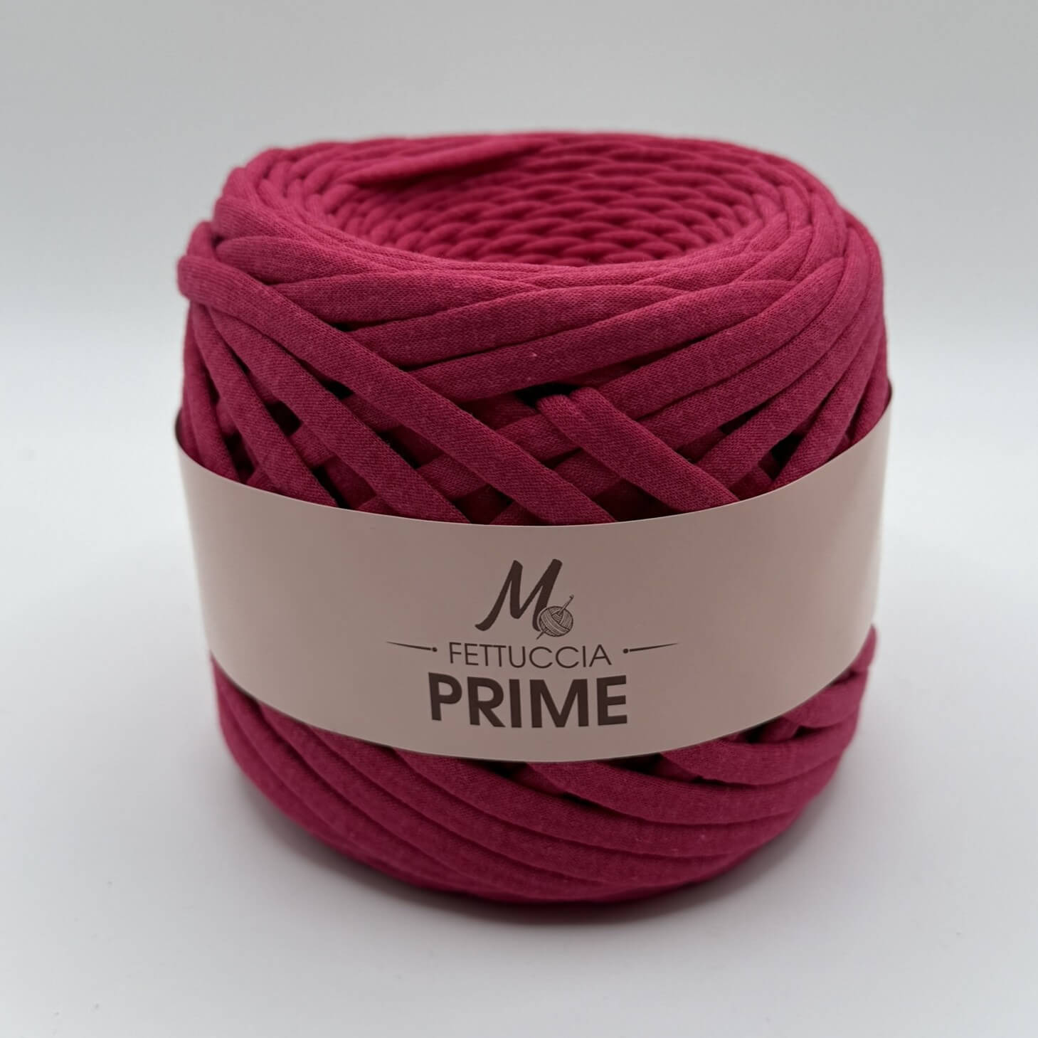 Fettuccia Prime 250g rosso per borse uncinetto – filato cotone premium vivace handmade