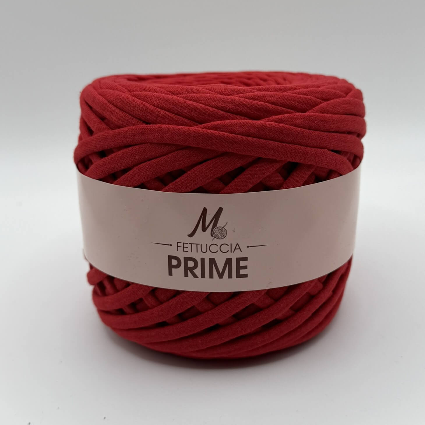 Fettuccia Prime 250g crema per borse all'uncinetto – filato cotone premium naturale
