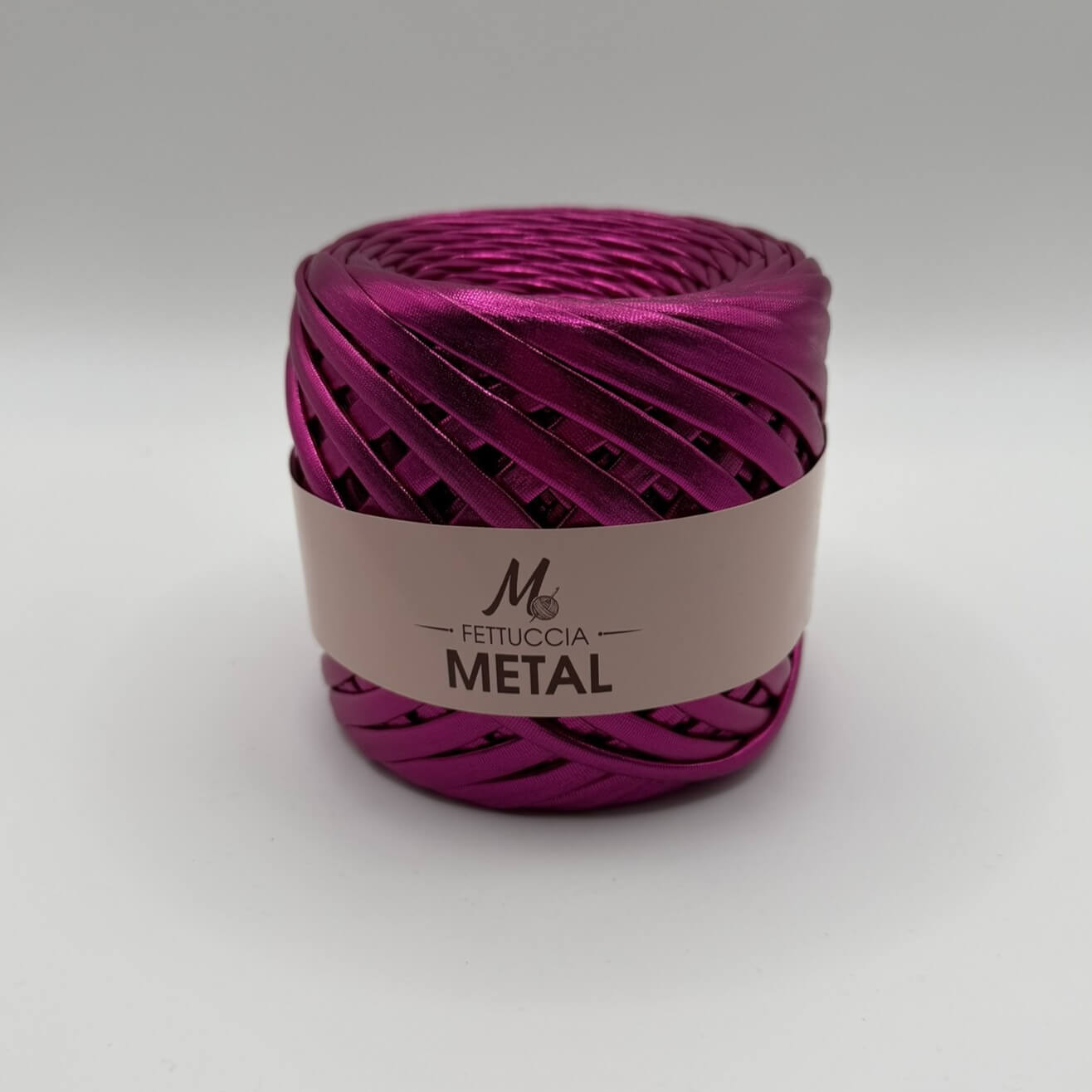 Fettuccia Metal 200g smeraldo per borse uncinetto – filato effetto metallico verde scuro