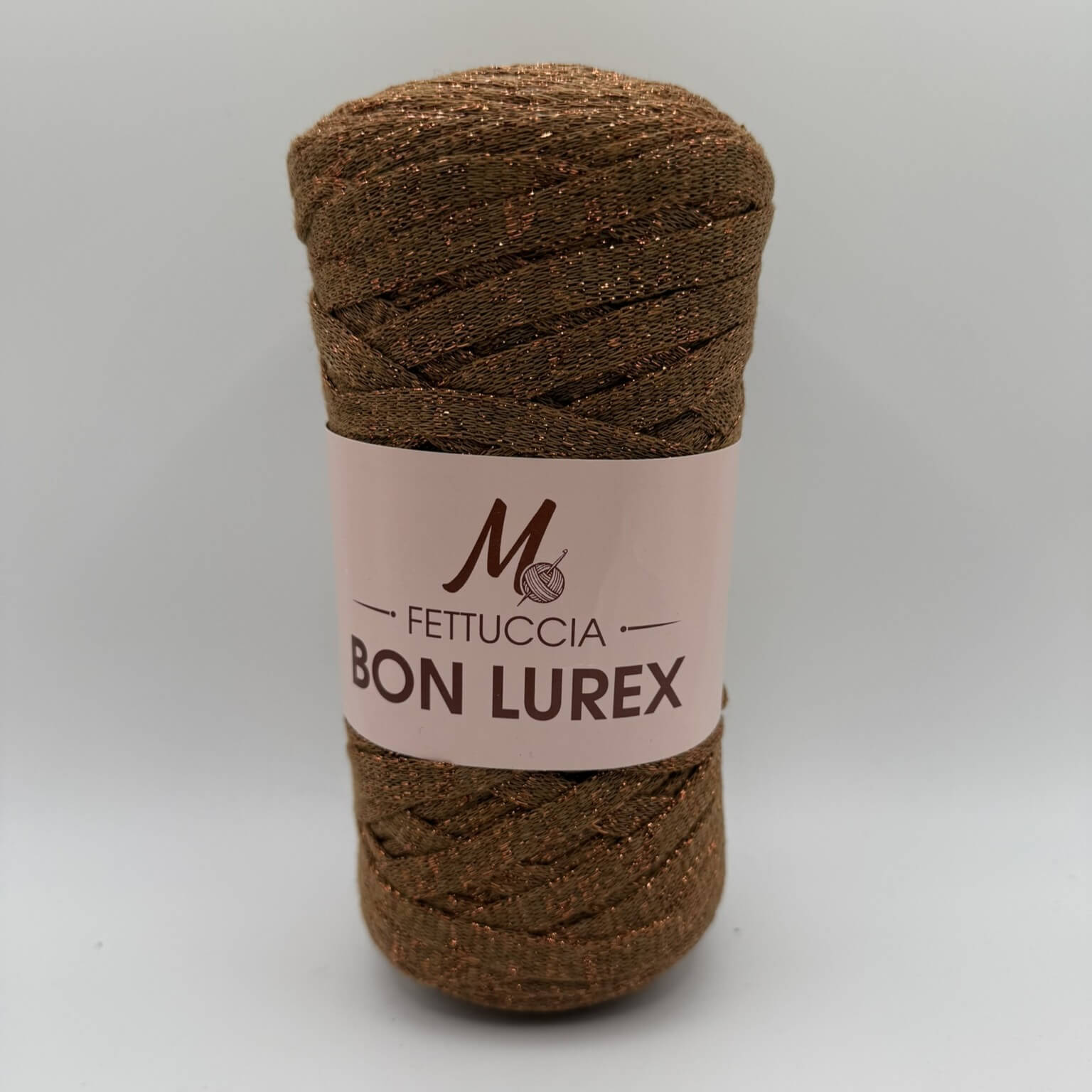 Fettuccia Bon Lurex 250g nero per borse uncinetto gioiello – filato brillante elegante