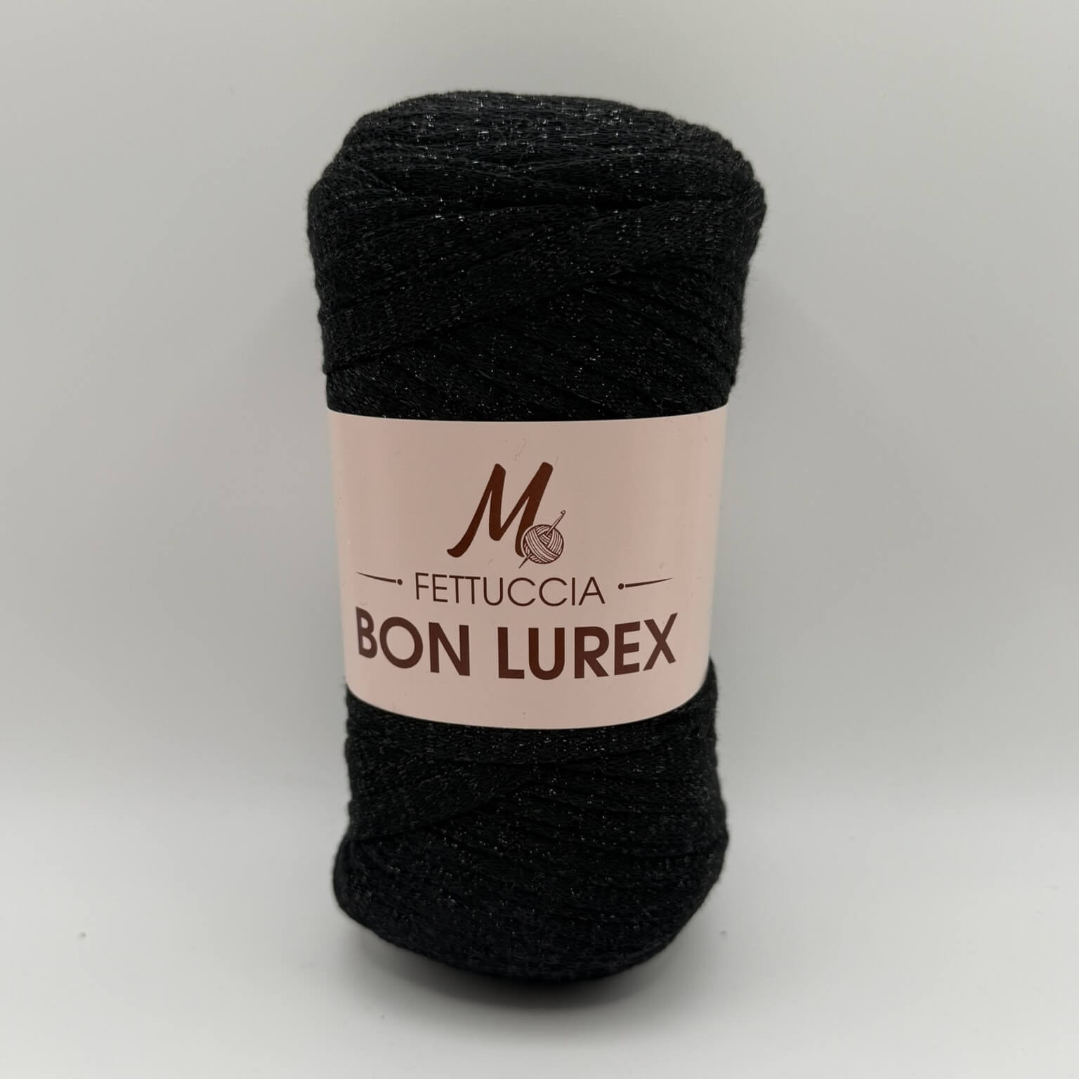 Fettuccia Bon Lurex 250g salvia per borse all'uncinetto – filato morbido lurex verde