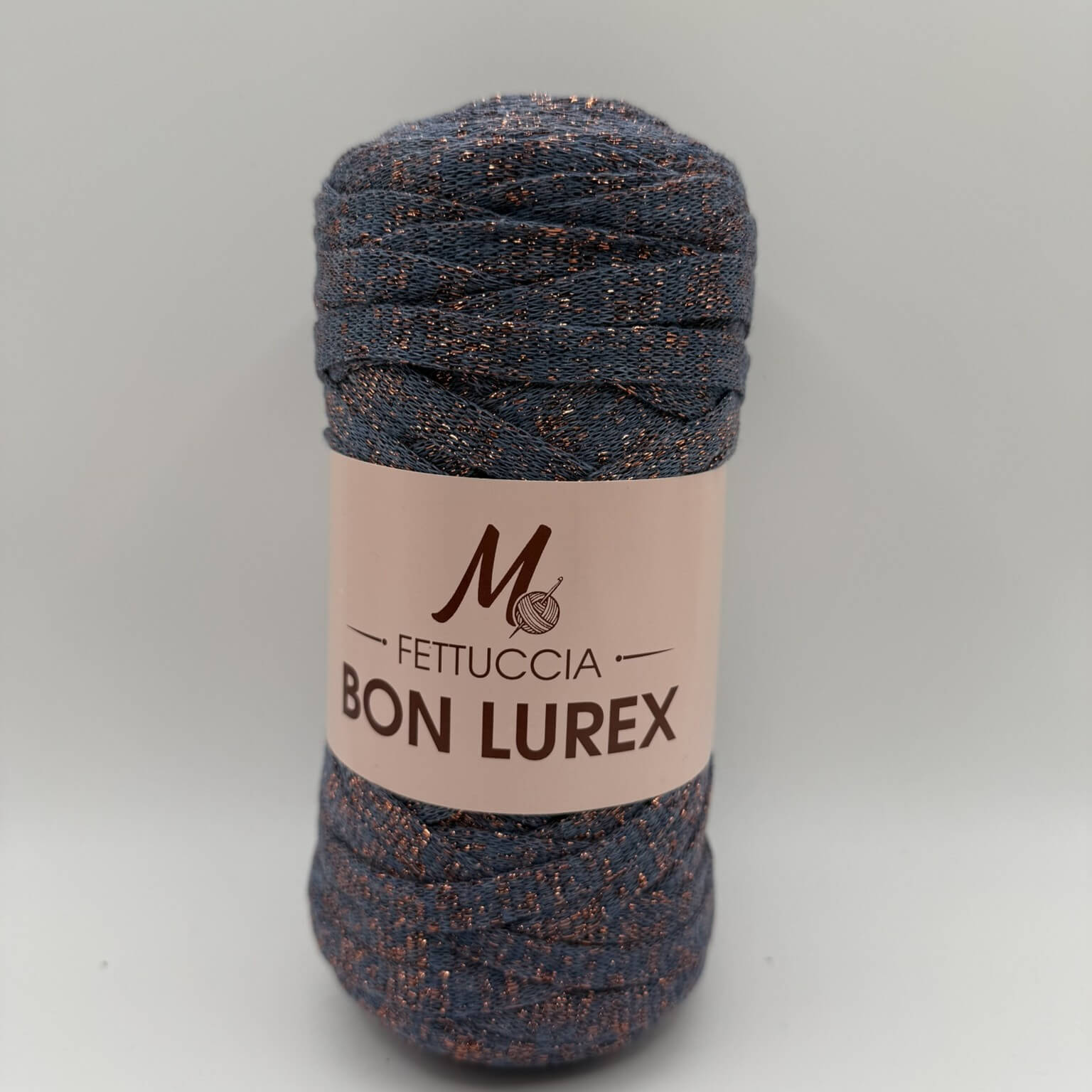Fettuccia Bon Lurex 250 g – filato lurex per borse all'uncinetto | Macrè Bag
