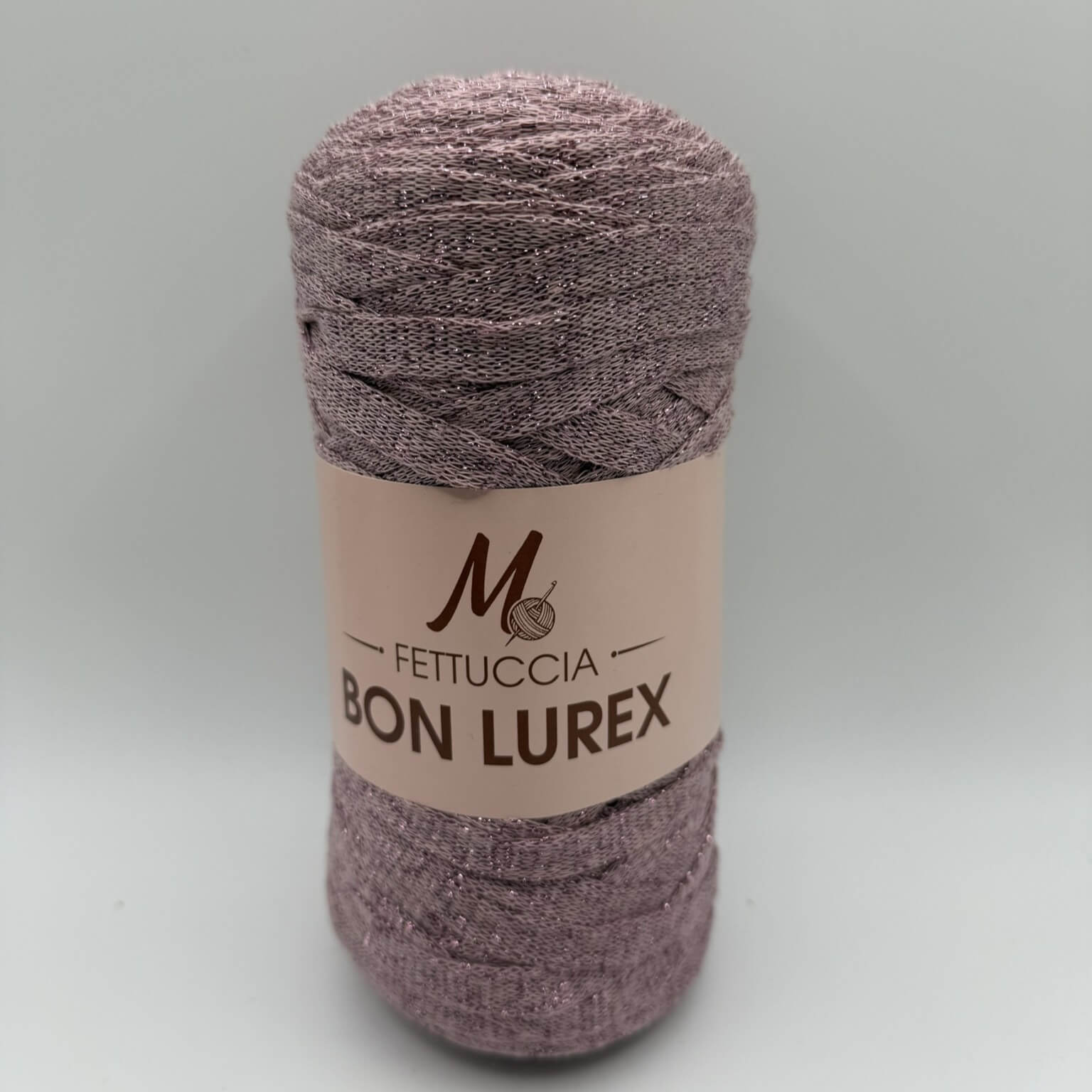Fettuccia Bon Lurex 250 g – filato lurex per borse all'uncinetto | Macrè Bag