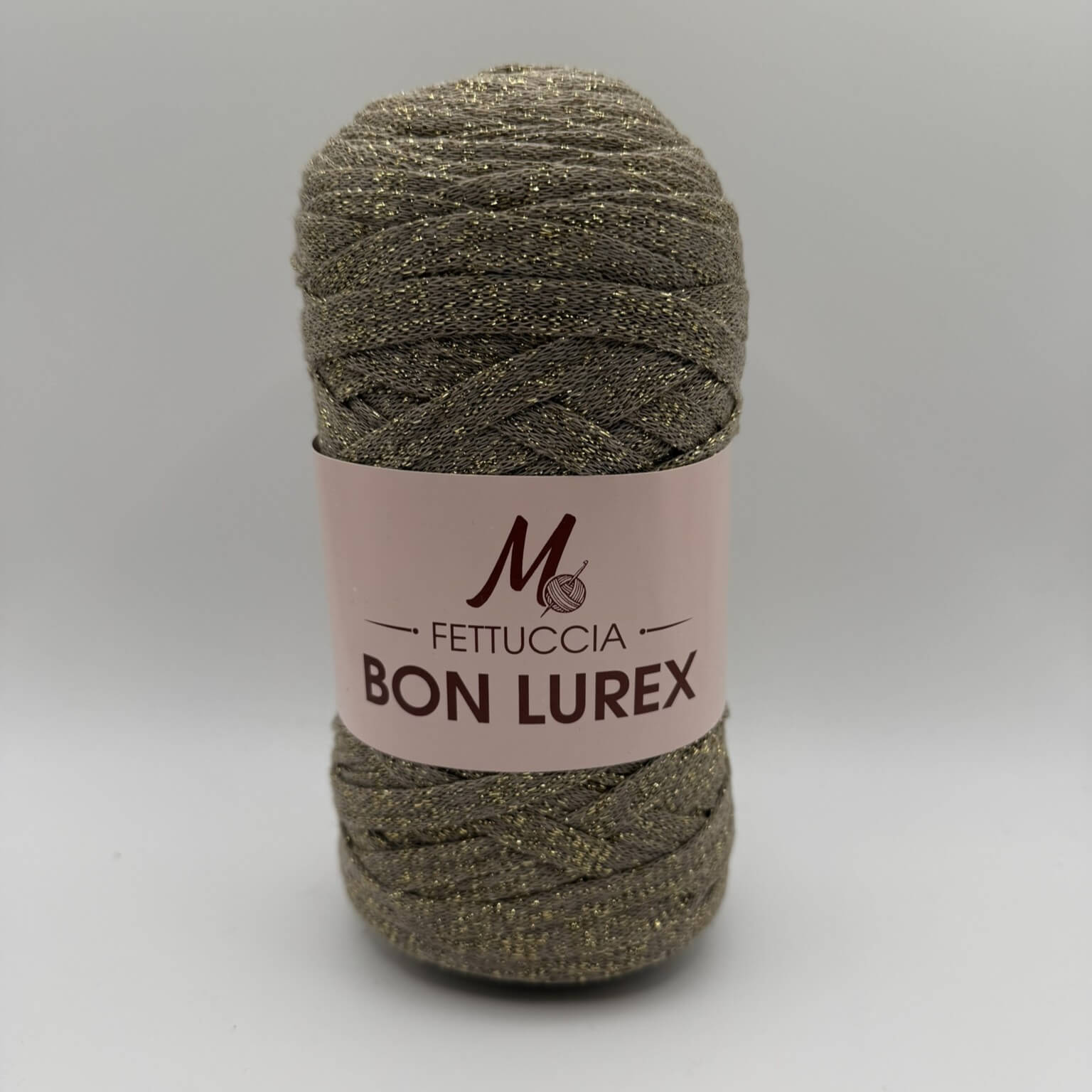 Fettuccia Bon Lurex 250 g – filato lurex per borse all'uncinetto | Macrè Bag