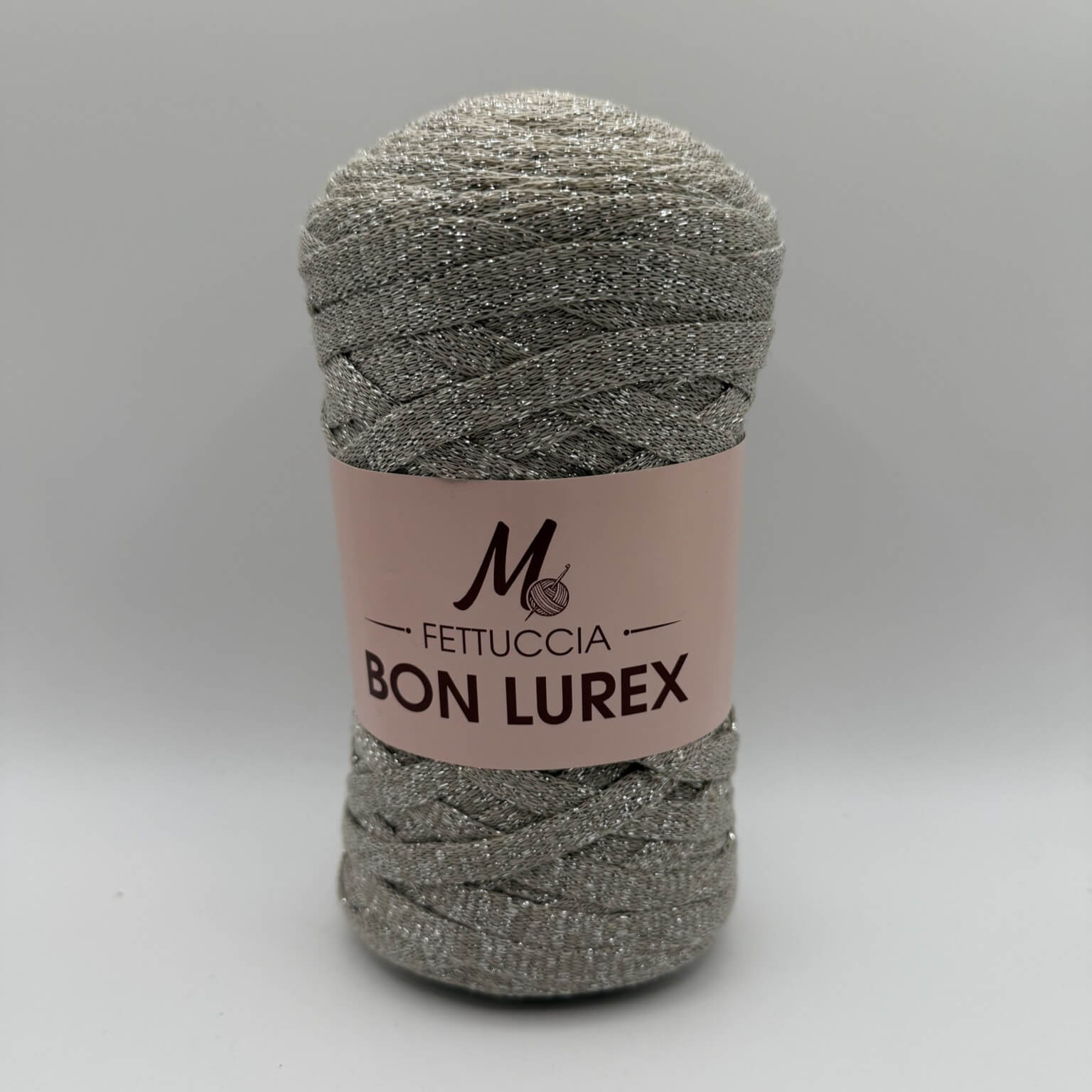 Fettuccia Bon Lurex 250 g – filato lurex per borse all'uncinetto | Macrè Bag
