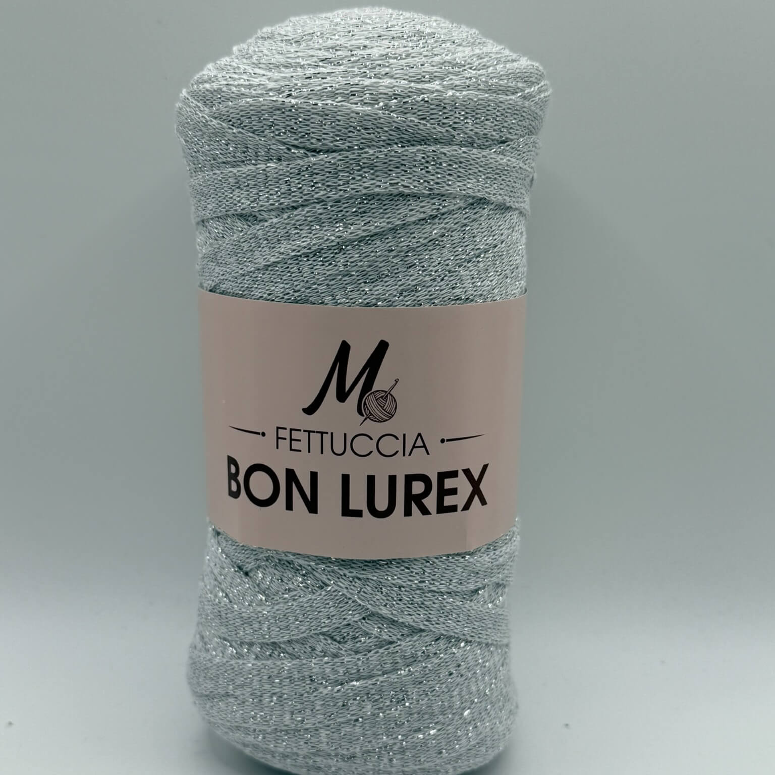 Fettuccia Bon Lurex 250 g – filato lurex per borse all'uncinetto | Macrè Bag